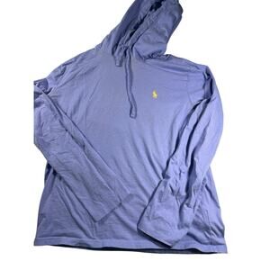 polo Ralph Lauren hooded periwinkle T-shirt Ships fast from a smoke-free home